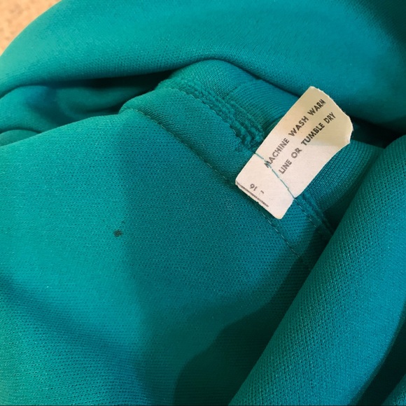 Vintage 1970s Cowl Neck Women’s MIDI Size 16 Dress - Picture 11 of 14